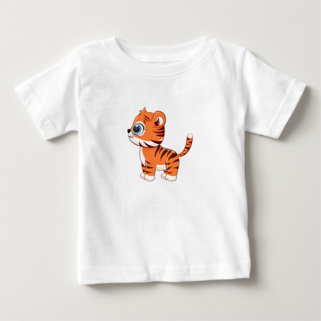 Cute Lion Baby T-Shirt (Front)