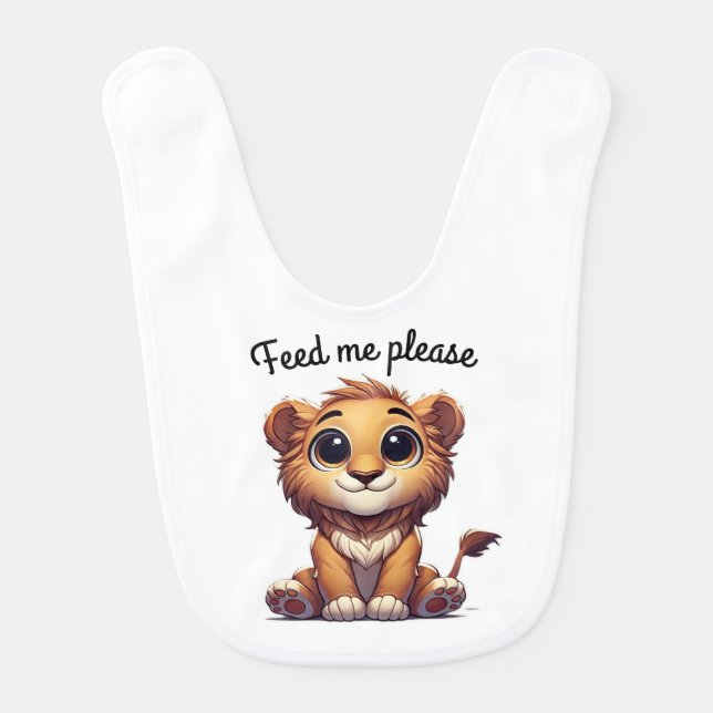 Cute Lion Bib (Front)