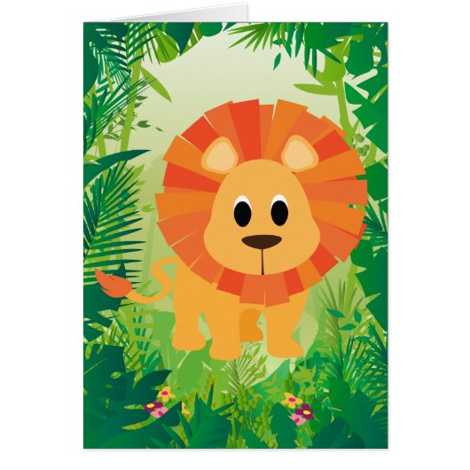 Cute Lion Cards (Front)