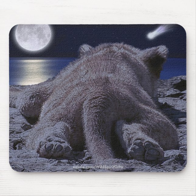 CUTE LION CUB African Fantasy Art Collection Mouse Pad (Front)