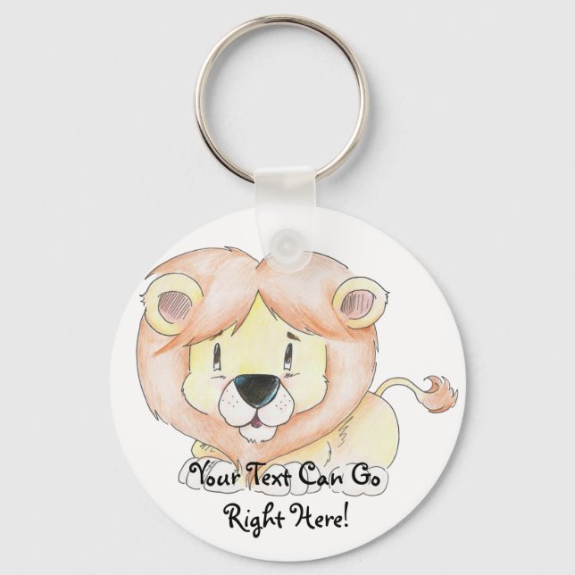 Cute Lion Keychain (Front)