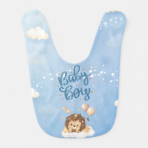 Cute Lion King Baby Boy bibs