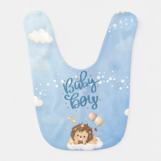 Cute Lion King Baby Boy bibs