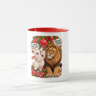 Cute Lion & Lamb Mug