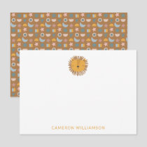 Cute Lion Personalized Baby and Kids Animal Thanks Note Card