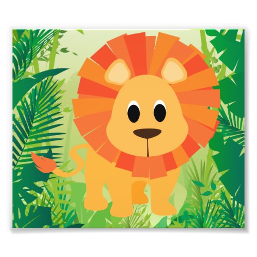 Cute Lion Photo Print