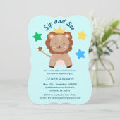 Cute Lion Sip & See Baby Shower (Standing Front)