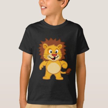 Cute Lion T-shirt by cuteunion at Zazzle