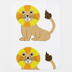 Cute lion to be a friend T-Shirt Baby Blanket