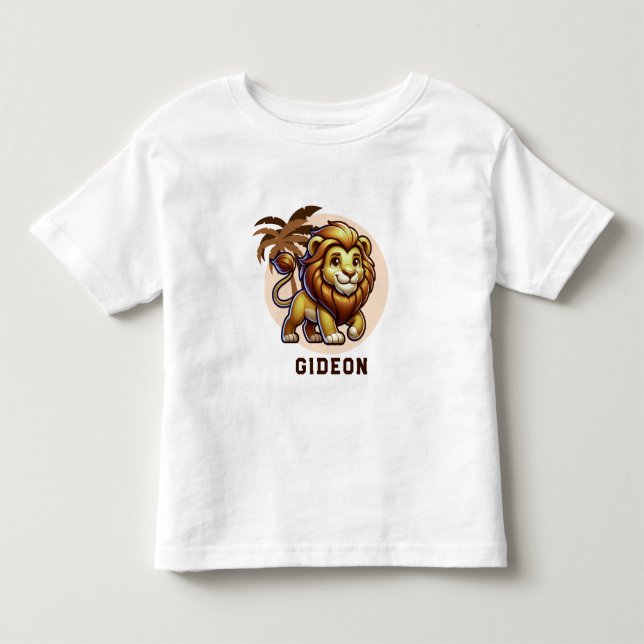Cute Lion Toddler T-shirt (Front)