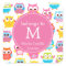Cute Litte Owls Monogrammed