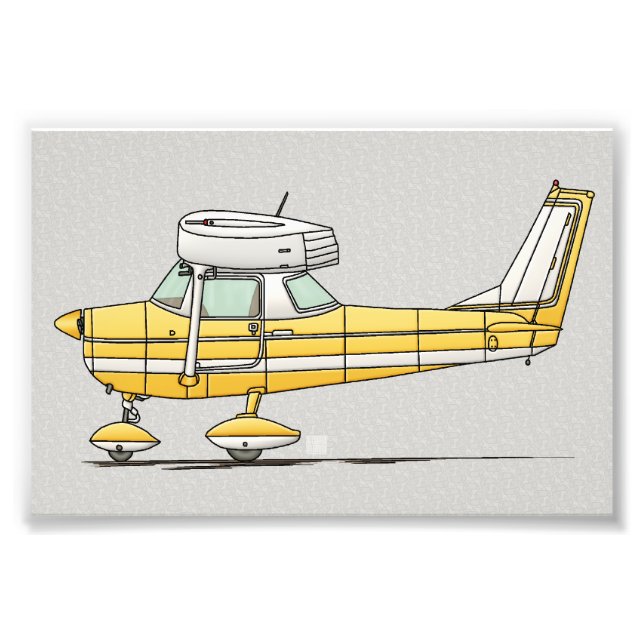 Cute Little Airplane Photo Print (Front)
