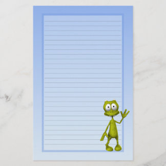 Cute Little Alien Kids Stationery