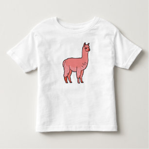 Cute little alpaca toddler t-shirt