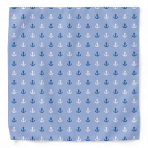 Cute Little Anchor Pattern Bandana
