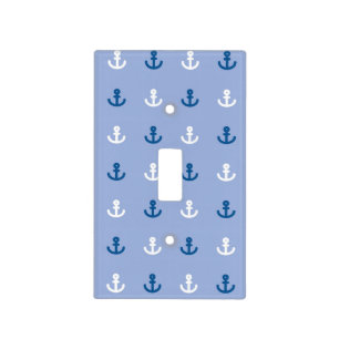 Cute Little Anchor Pattern Light Switch Cover
