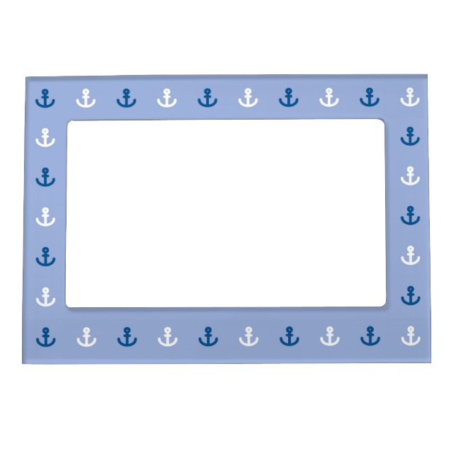 Cute Little Anchor Pattern Magnetic Frame (Front)