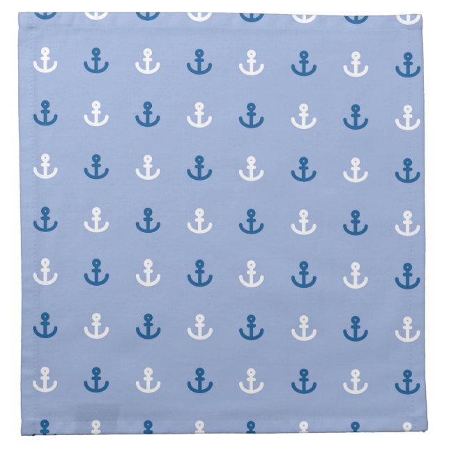Cute Little Anchor Pattern Napkin (Front)