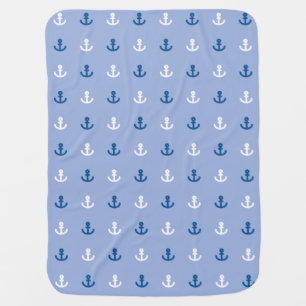 Cute Little Anchor Pattern Swaddle Blanket