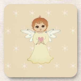 Cute Little Angel Beverage Coaster
