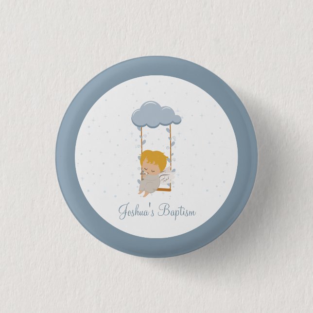 Cute Little Angel Button (Front)