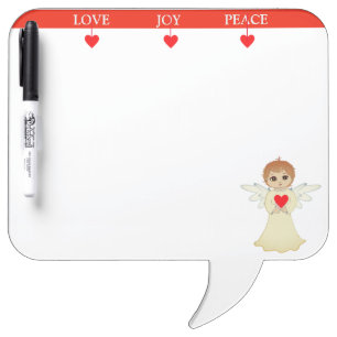 Cute Little Angel Dry Erase Board