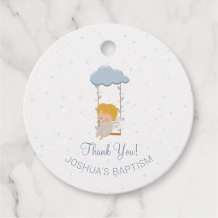Cute Little Angel Favor Tags