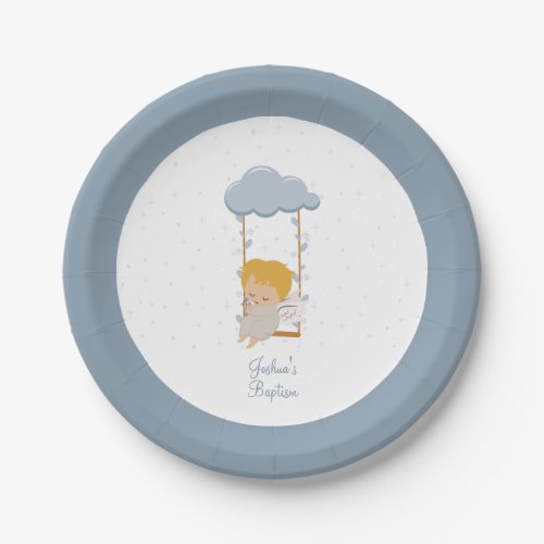 Cute Little Angel Paper Plates