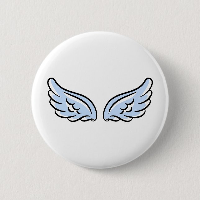 Cute Little Angel’s Wings Button (Front)