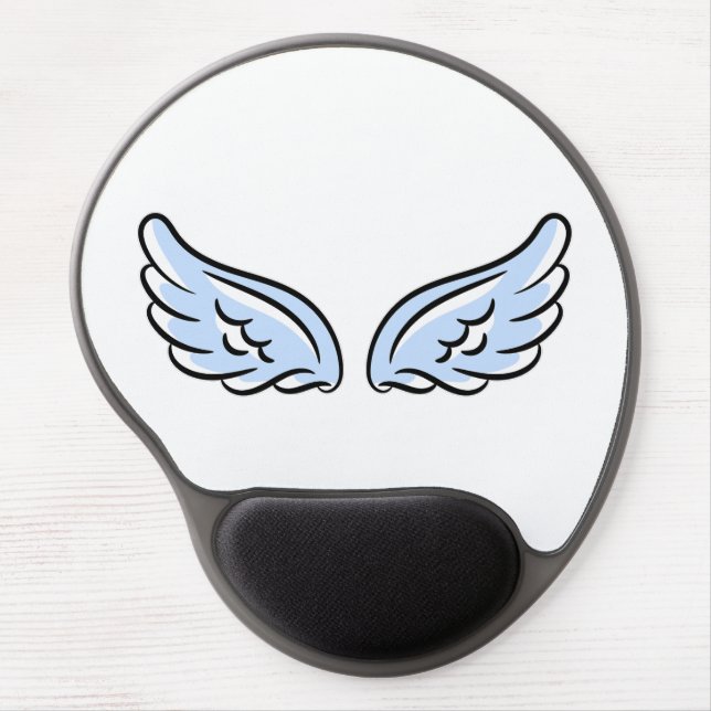 Cute Little Angel’s Wings Gel Mouse Pad (Front)