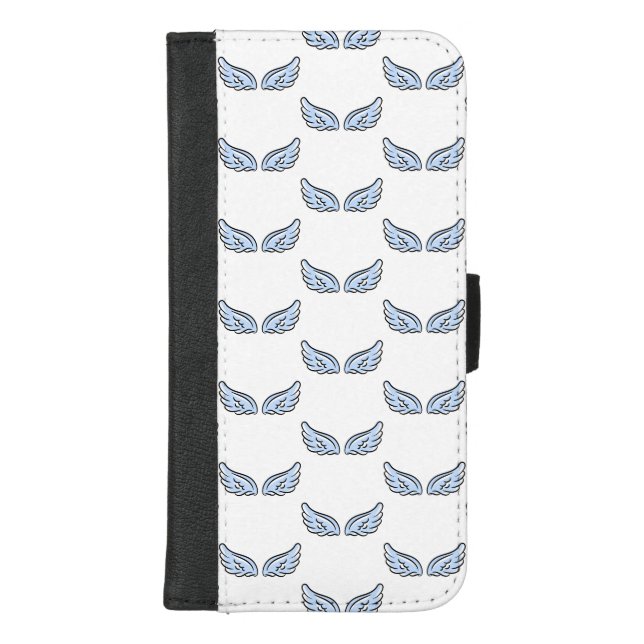 Cute Little Angel’s Wings iPhone Wallet Case (Front)
