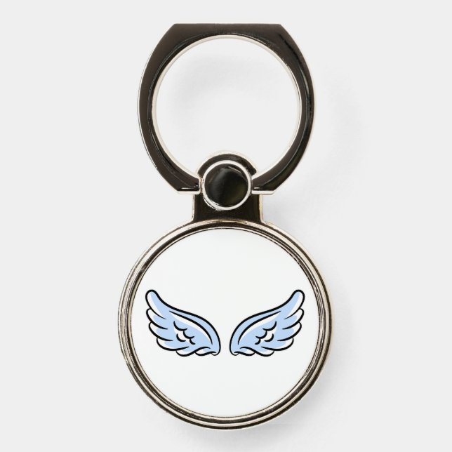 Cute Little Angel’s Wings Phone Ring Stand (Front)