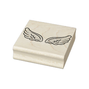 Cute Little Angel’s Wings Rubber Stamp
