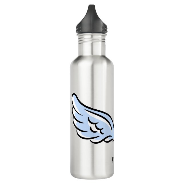 Cute Little Angel’s Wings Stainless Steel Water Bottle (Left)