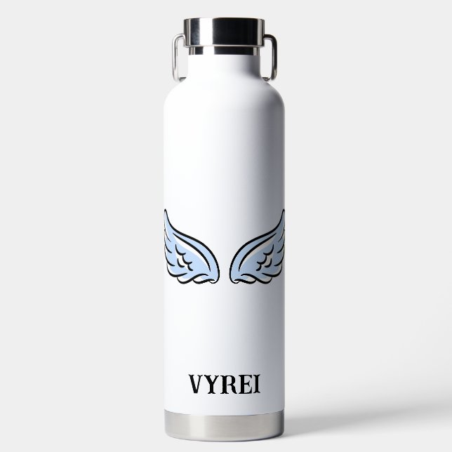 Cute Little Angel’s Wings Water Bottle (Front)