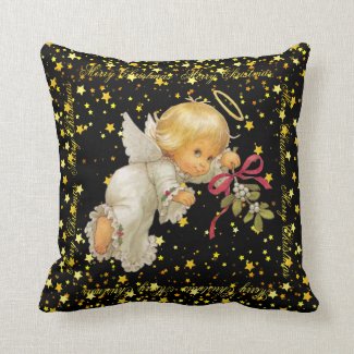 Cute Little Angel Throw Pillow