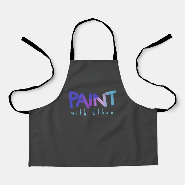 Cute Little Artist Studio Apron (Front)