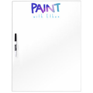 Cute Little Artist Studio Dry Erase Board
