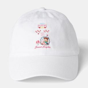 Cute Little Artist Valentine’s Day Kids T-Shirt Hat