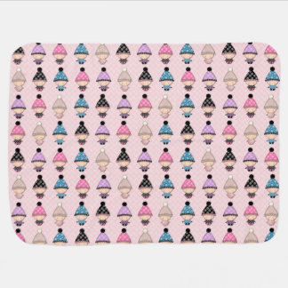 Cute Little Babies Pattern Baby Blanket