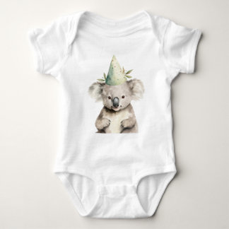 Cute Little Baby Koala Bear Animal Baby Bodysuit