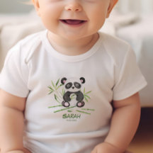 Cute Little baby panda Personalized
