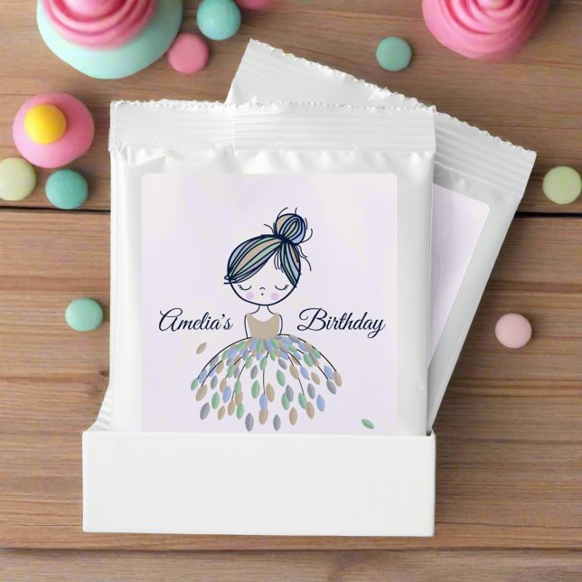 Cute Little Ballerina Princess Birthday Girl Kids  Margarita Drink Mix (Creator Uploaded)