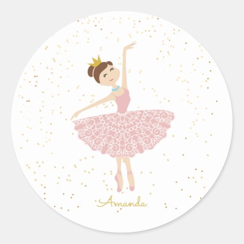 cute little ballerina Sticker