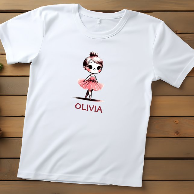 Cute Little Ballerina Toddler T-shirt (Creator Uploaded)