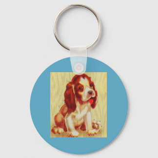 cute little beagle puppy keychain