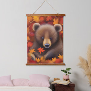 Cute Little Bear Wall Tapestry