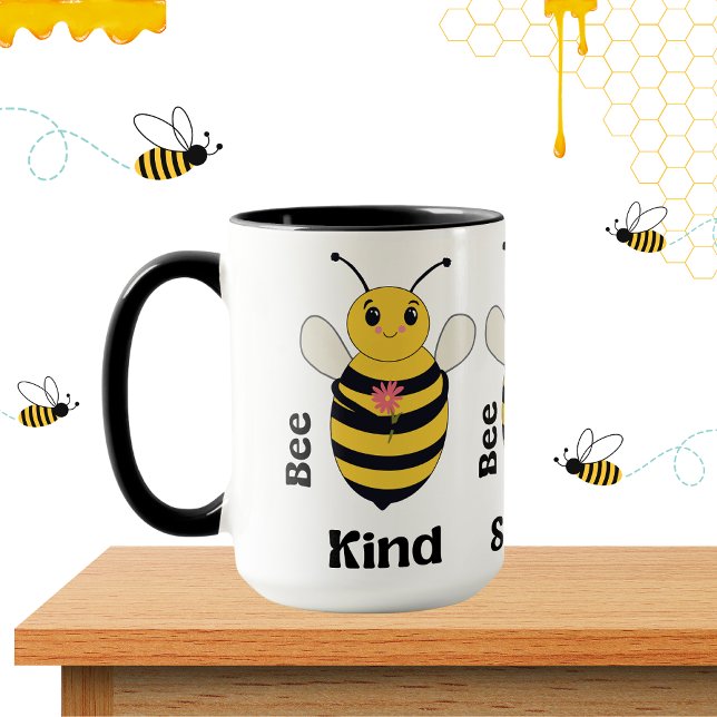 Cute Little Bees - Be Kind | Be Sweet | Be You Mug (Creator Uploaded)