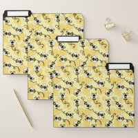 Cute little bees pattern