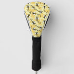 Cute Little Bees Pattern Golf Head Cover at Zazzle